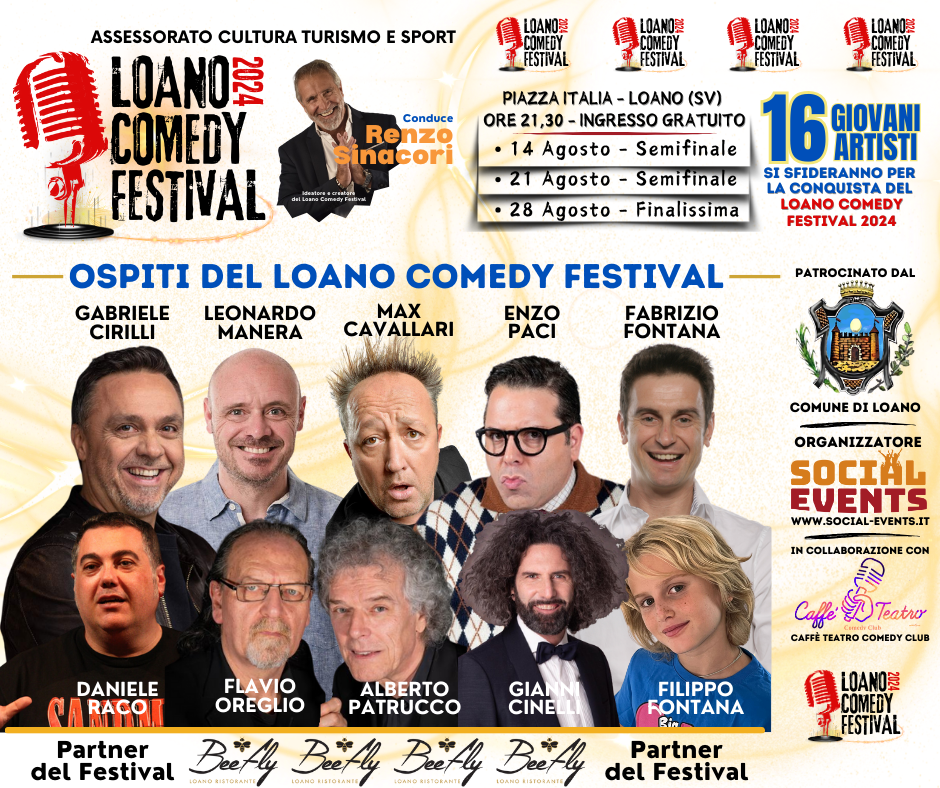 Loano Comedy Festival - 14 Agosto